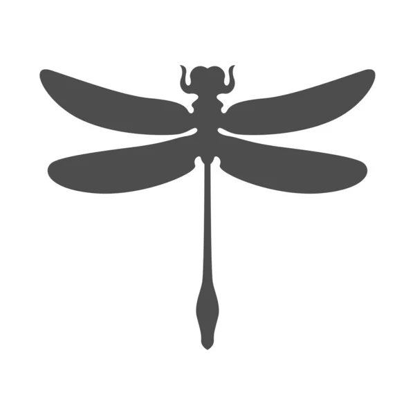 Иллюстрация Логотипа Стрекозы — стоковый вектор