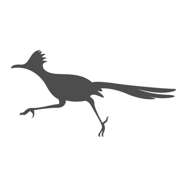 Roadrunner Logotipo Ícone Design Ilustração — Vetor de Stock