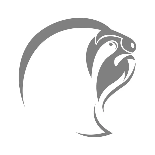 Illustration Logo Icône Paresseuse — Image vectorielle