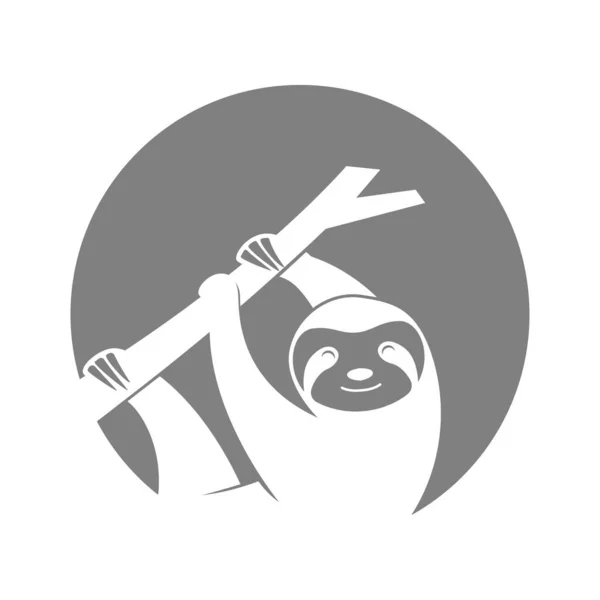 Tembel Ikon Logo Tasarımı Illüstrasyonu Vektör Grafikler