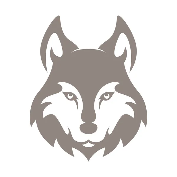 stock vector Wolf icon logo design illustration