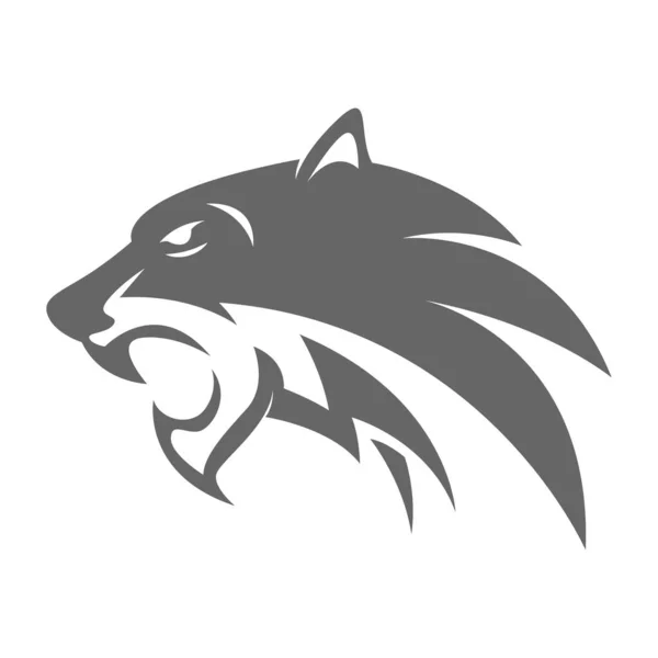 Tiger Logotyp Ikon Design Illustration — Stock vektor
