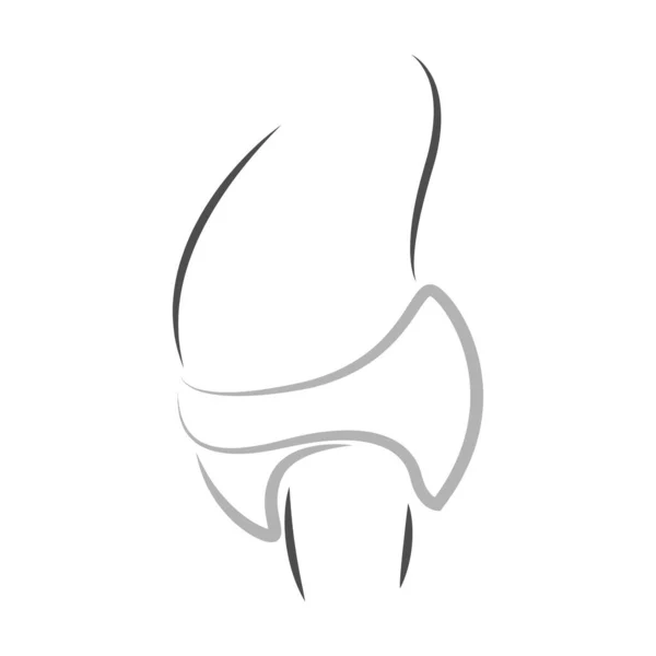 Windeln Symbol Illustration Design Vorlage — Stockvektor