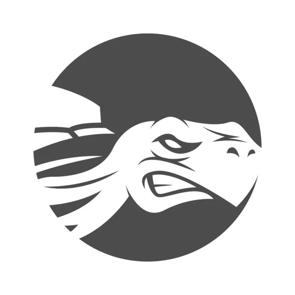 Ilustración Diseño Icono Logo Tortuga — Archivo Imágenes Vectoriales