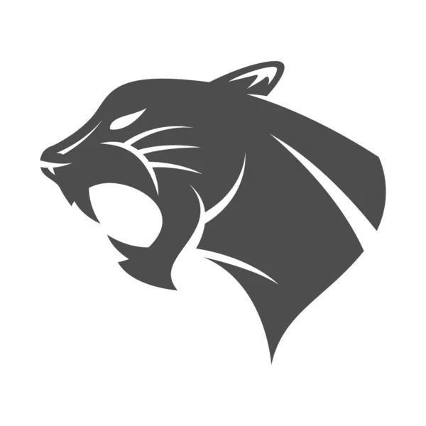 Icono Panther Logo Diseño Ilustración — Archivo Imágenes Vectoriales
