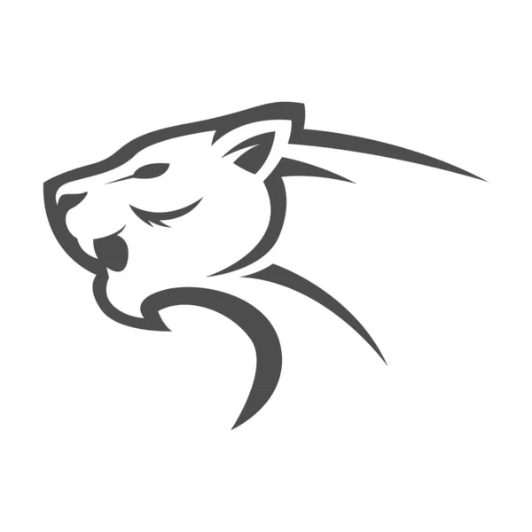 Ілюстрація Дизайну Логотипу Panther — стоковий вектор