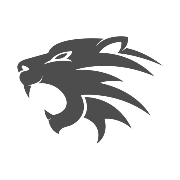 Icono Panther Logo Diseño Ilustración — Archivo Imágenes Vectoriales