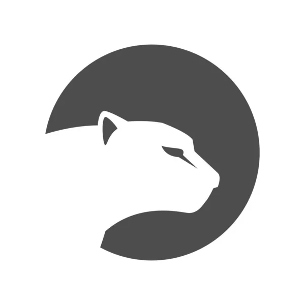 Panthère Icône Logo Illustration Conception — Image vectorielle