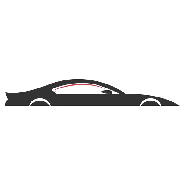 Sport Car Logo Ikon Design Illustration — Stock vektor