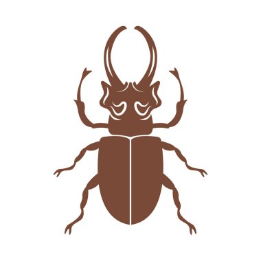 Böcek logosu tasarım illüstrasyonuName