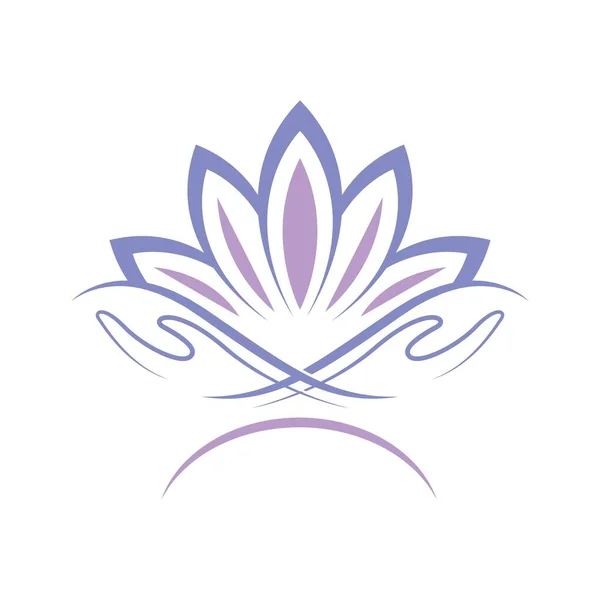 Yoga Logo Tasarımı Illüstrasyonu Stok Vektör
