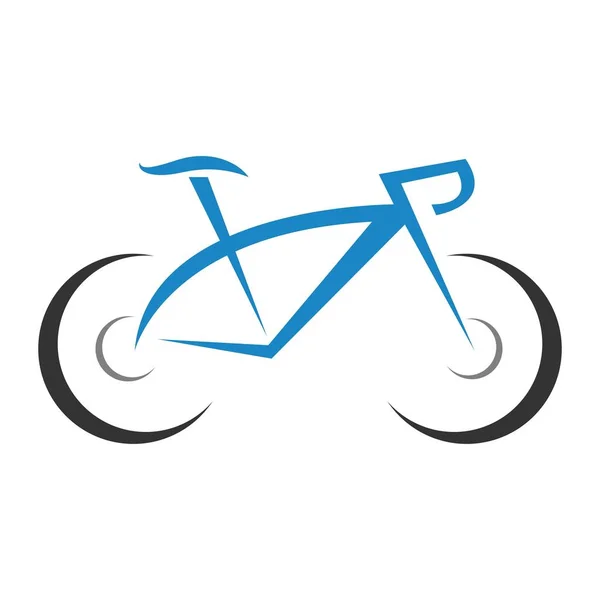 Illustration Design Icône Logo Vélo — Image vectorielle