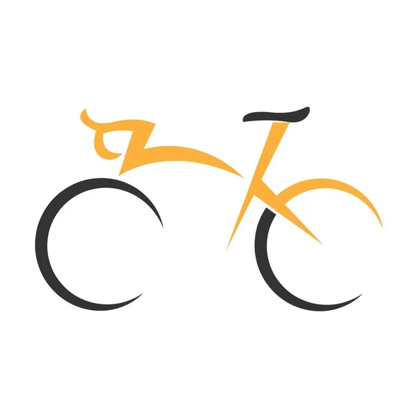 Bicycle Logo Icon Design Illustration — Stock Vector