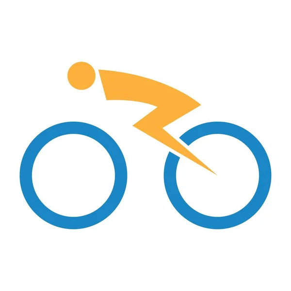 Bisiklet Logosu Tasarımı Illüstrasyonuname Vektör Grafikler