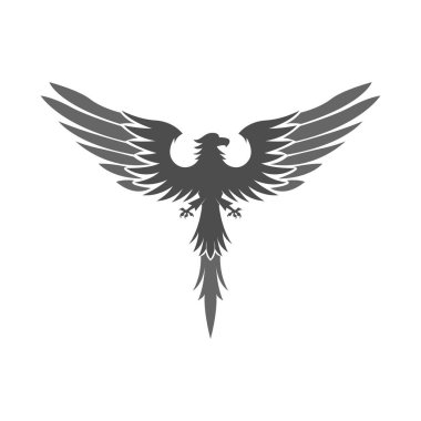 Kartal logo tasarımı illüstrasyonu