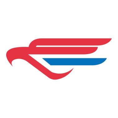 Kartal logo tasarımı illüstrasyonu