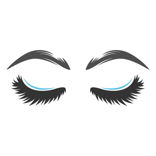 Ögon Logotyp Ikon Design Illustration — Stock vektor
