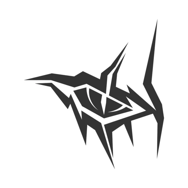 Ojos Logo Icono Diseño Ilustración — Vector de stock