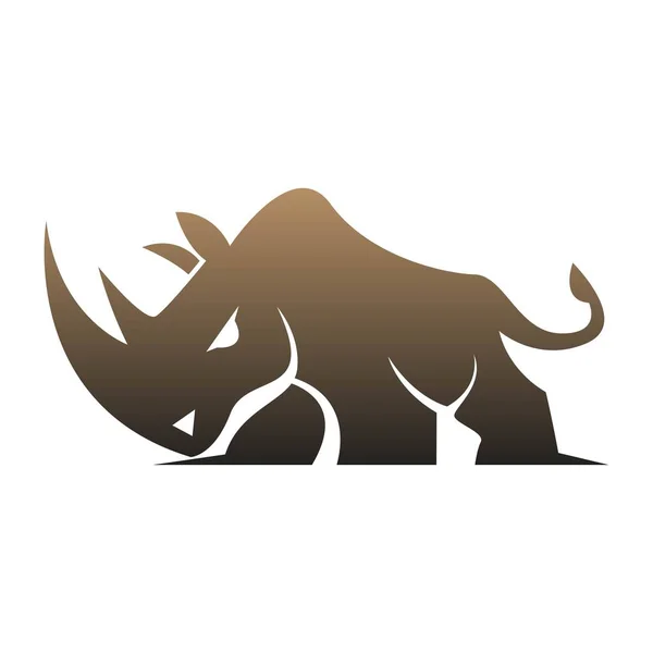 Иллюстрация Логотипа Rhino — стоковый вектор