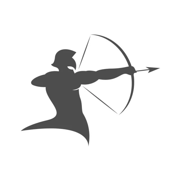 Centaur Logo Icon Design Illustration — Stock Vector