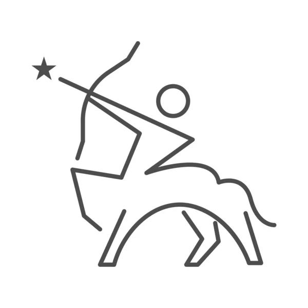 Centaur Logo Pictogram Ontwerp Illustratie — Stockvector