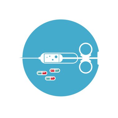 Şırınga simge tasarlamak