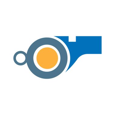 Islık simgesi tasarımı illüstrasyonu