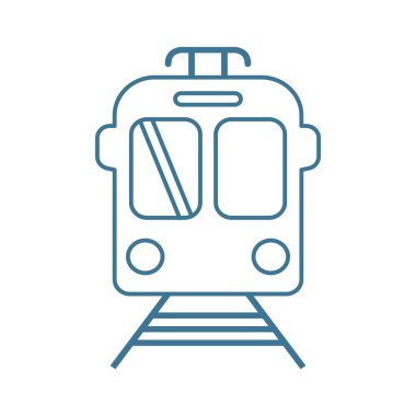 Toplu taşıma simgesi tasarım şablonu