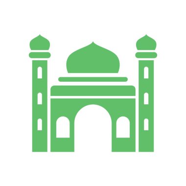 Cami simgesi tasarım şablonu çizimi