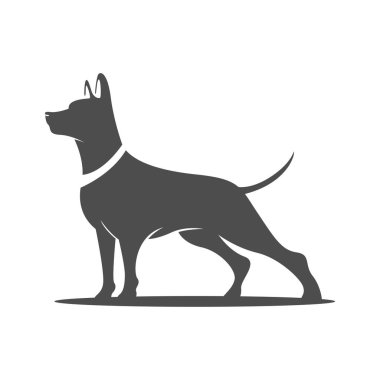 Köpek logo tasarım şablonu