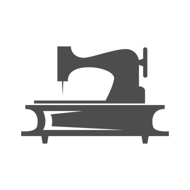 Logo simgesi tasarımı illüstrasyonu dikiliyor