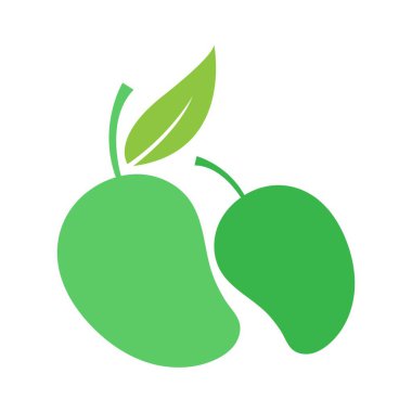 Mango simgesi logo tasarım şablonu