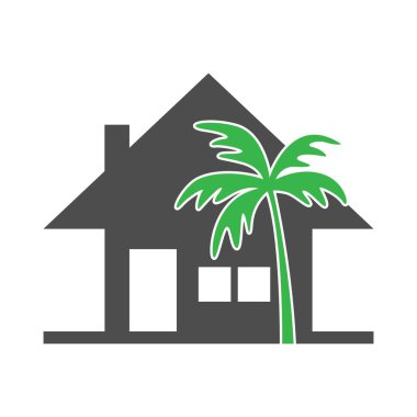 ağaç simgesi logo tasarım şablonu