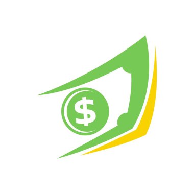 Para nakit simgesi tasarım şablonu