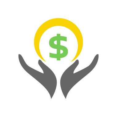 Para nakit simgesi tasarım şablonu