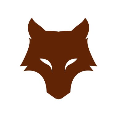 Kurt simgesi logo tasarım şablonu