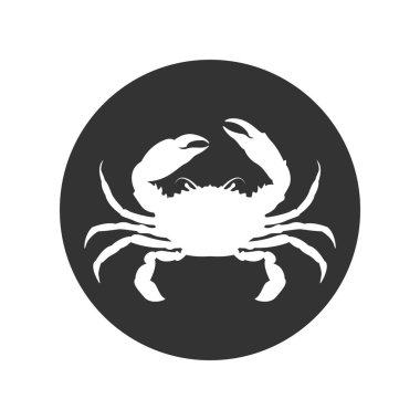 Yengeç logo tasarım şablonu