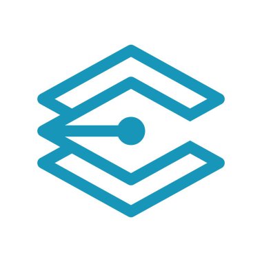 Kalem logosu tasarım şablonu