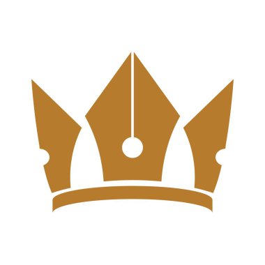 Kalem logosu tasarım şablonu