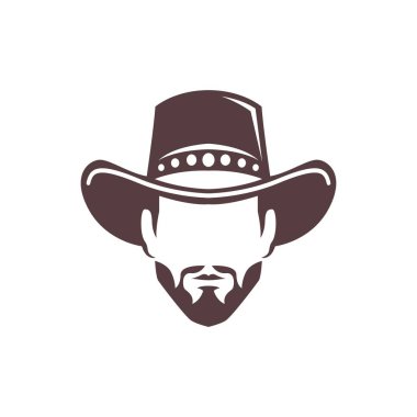 Şapka simgesi logo tasarım şablonu