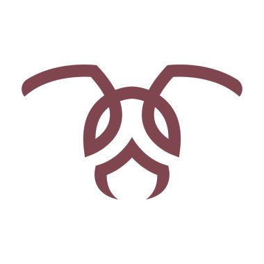 Karınca logosu tasarım şablonu