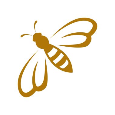 Arı logosu tasarım şablonu