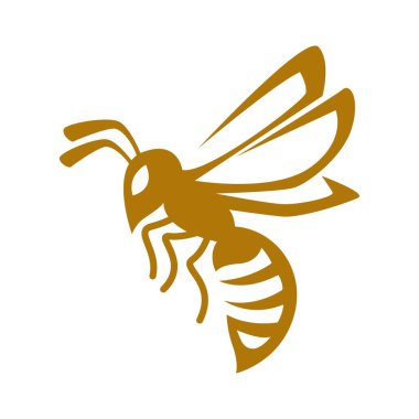 Arı logosu tasarım şablonu