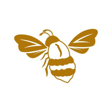 Arı logosu tasarım şablonu