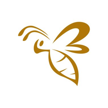 Arı logosu tasarım şablonu