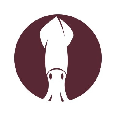 Ahtapot logo tasarım şablonu