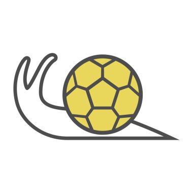 Salyangoz tasarım simgesi logo şablonu