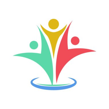 Topluluk logo tasarım şablonu