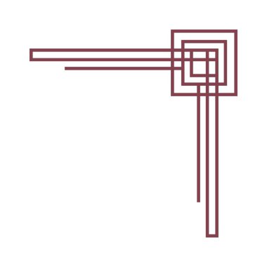 Köşe Tasarımı İşleme simgesi şablonu