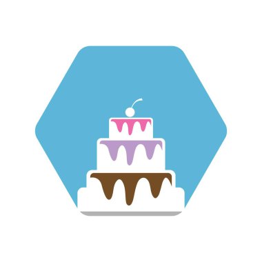 Fırın simgesi logo tasarım şablonu